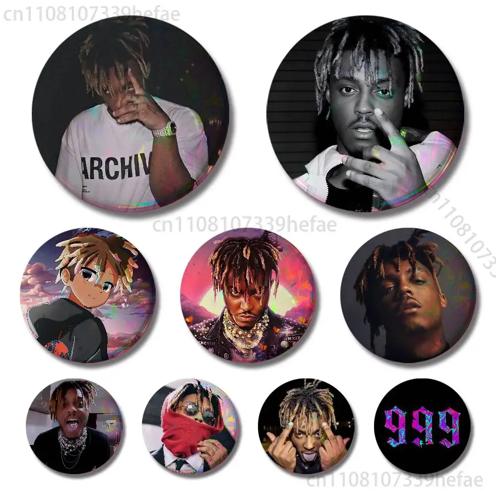 J-Juice W-WRLD 999 장 배지 케이스 44mm 32mm 58mm 원형 틴플레..