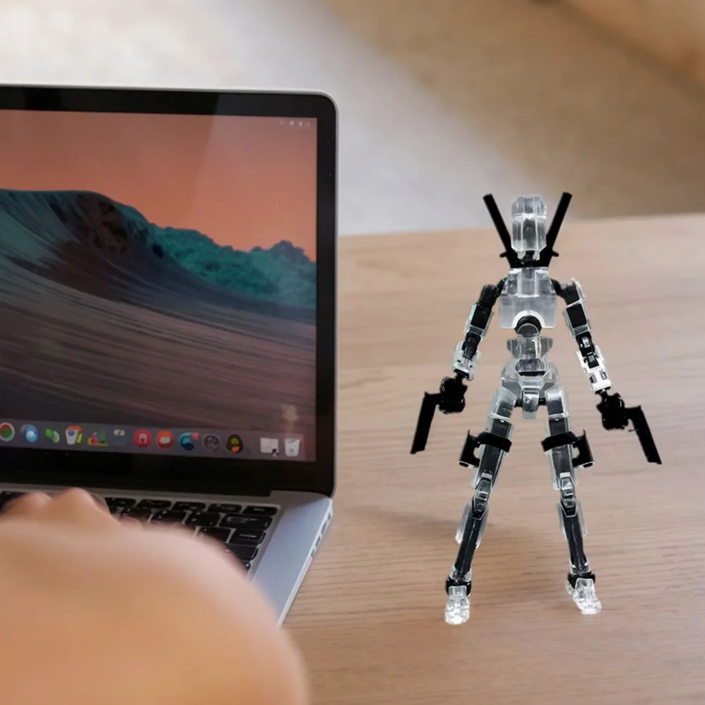 3D Printed Action Figure Multi-Jointed Action Figures Assembly Completed Full Body Mechanical Movable Toy for Kids and Adults - 3