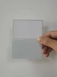 Premium NFC Metal Business Card - 5 Pack, Free Shipping, 13.56MHz Chip, Matte Finish (White 213)