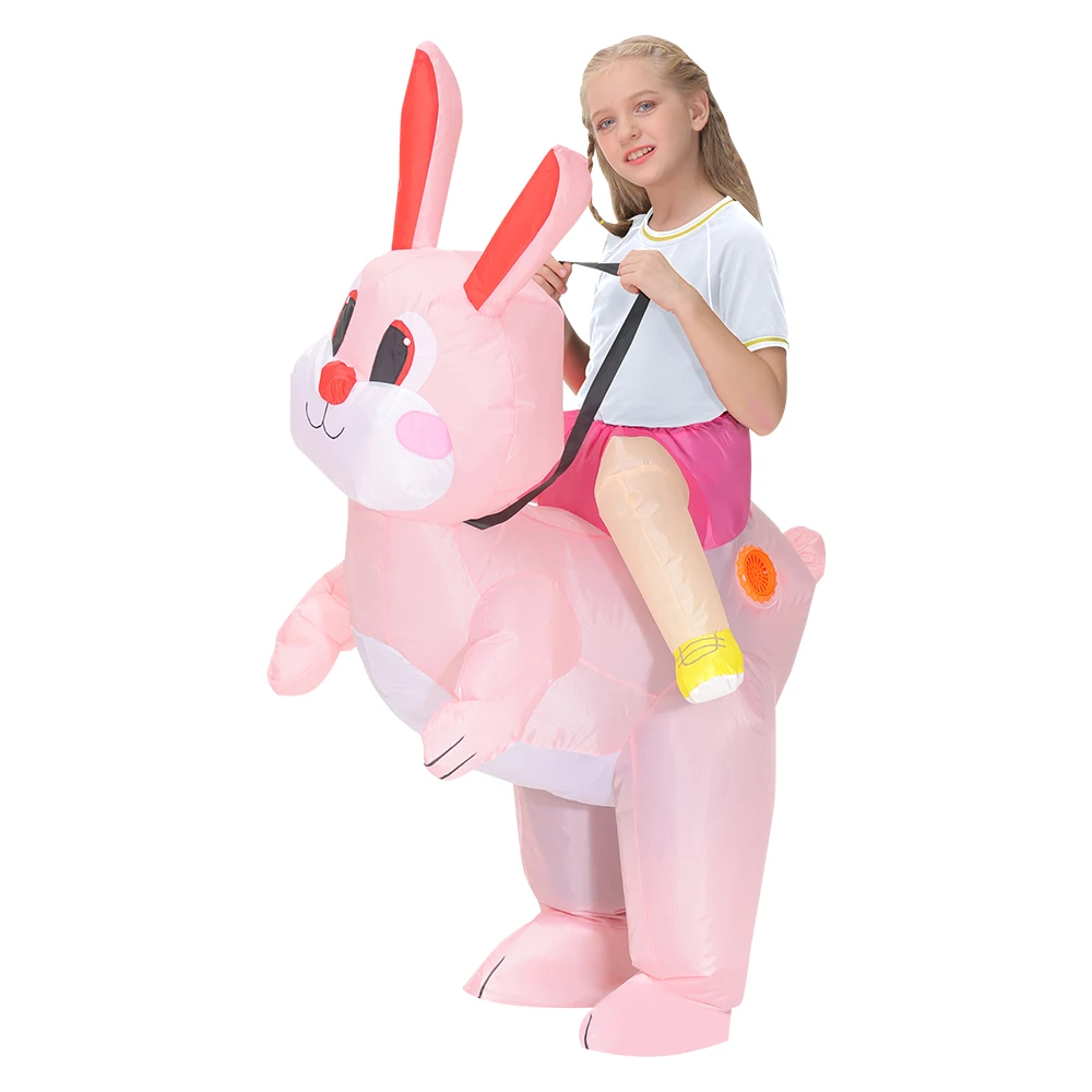 thumbnail image 1 of Disfraz inflable de dinosaurio para niños, disfraz de unicornio, disfraz de Anime, Purim, fiesta de Halloween, disfraces de Cosplay para niños y niñas, 1 of 5