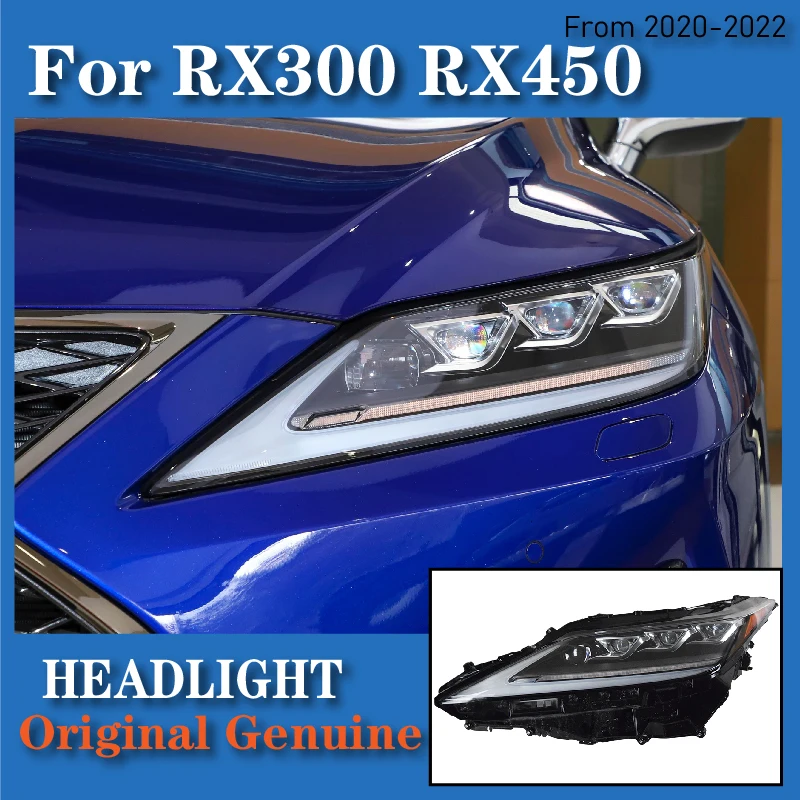 RXLEDHeadlightForLexusRX300RX450HeadLamp20202022TripleBeams