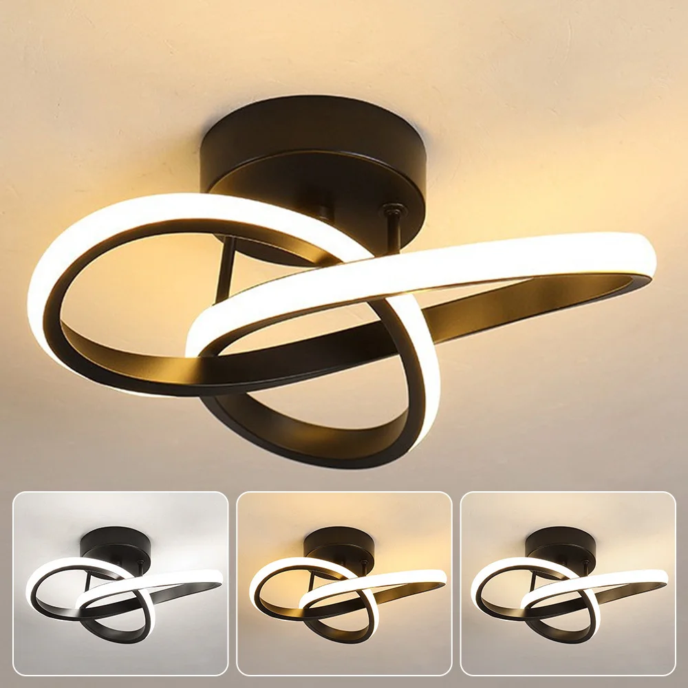 Led Ceiling Light Ceiling Light Modern LED Aisle Ceiling Lights Home Lighting Living Room Lamps Adjustable Three-color For Porch Balcony Corridor