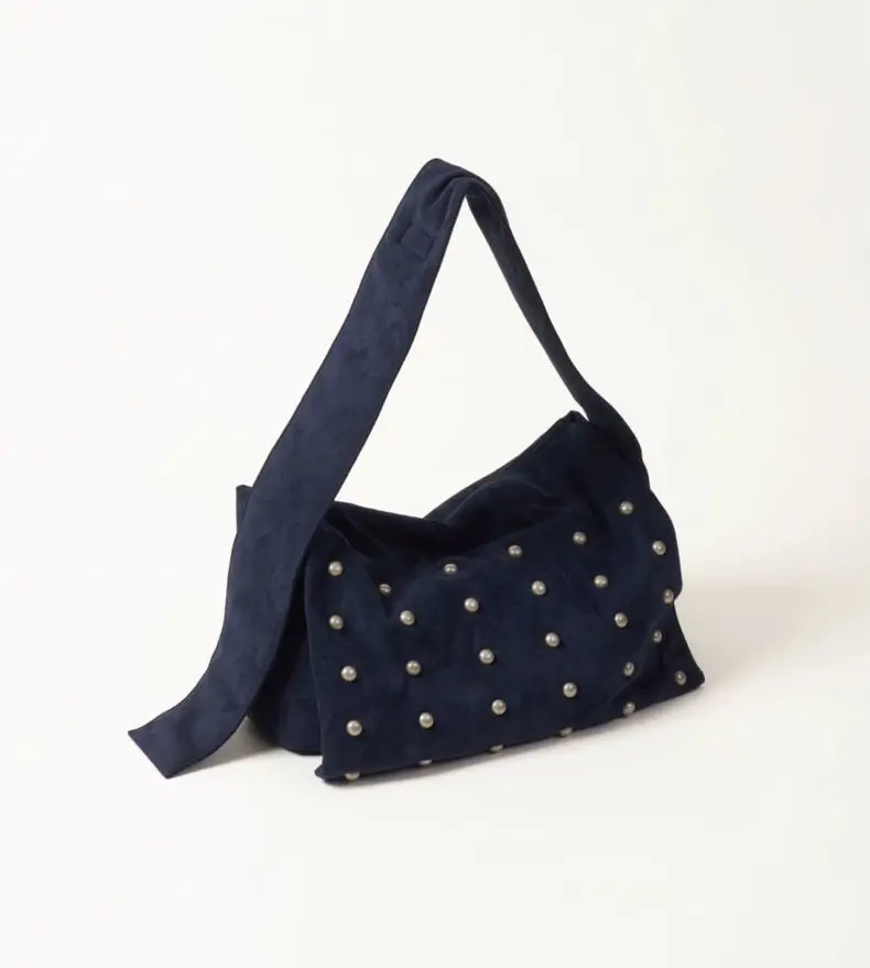 Rivets ladies Handbag Underarm Bag Street Trend Punk Wide strap Women's Shoulder Bag Large ladies Hand bag bolsos