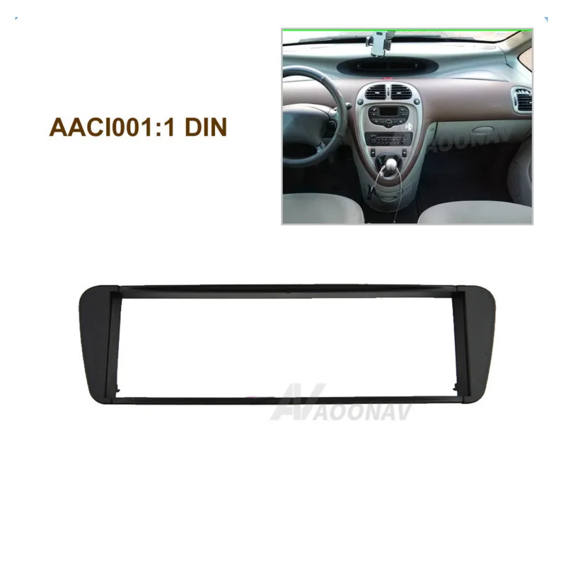 

1 DIN Car Radio Dashboard Stereo Panel Car Panel Dashboard ABS Plastic Mounting Frame Dashboard Kit Fit for Citroen Picasso 2006