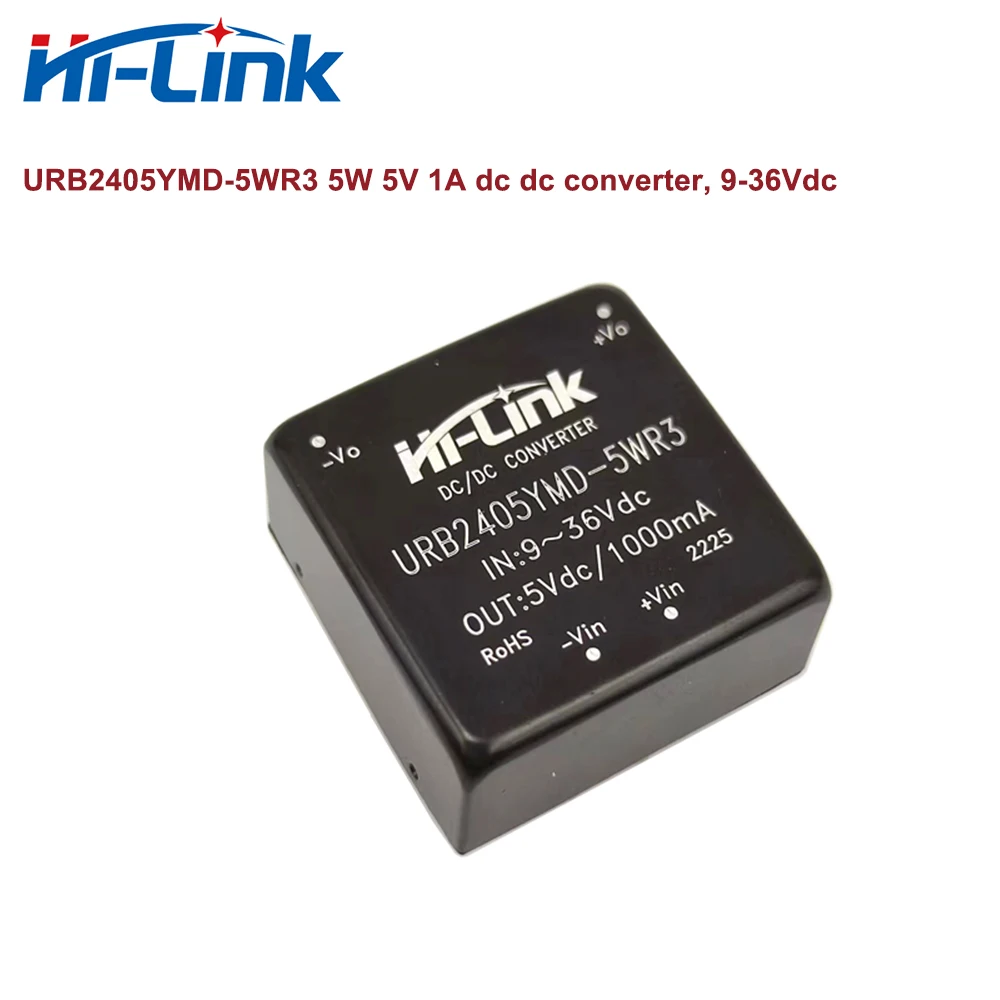 HiLink 9-36Vdc to 5W 5V 1A power supply switching power supply URB2405YMD-5WR3 DC DC Switching Power Supply Module HLK-5D2405