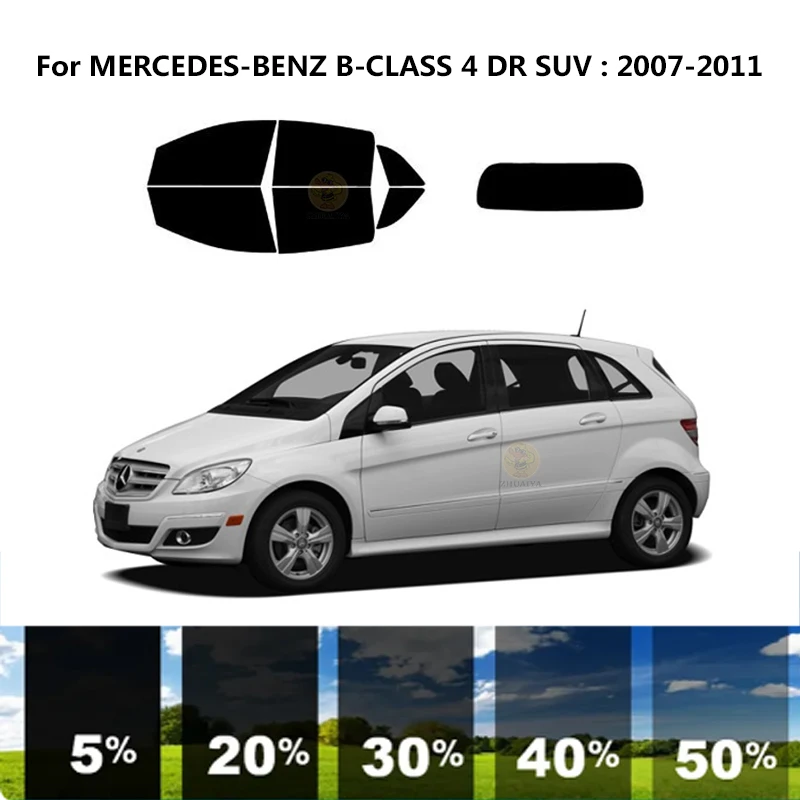 

Precut nanoceramics car UV Window Tint Kit Automotive Window Film For MERCEDES-BENZ B-CLASS W245 4 DR SUV 2007-2011