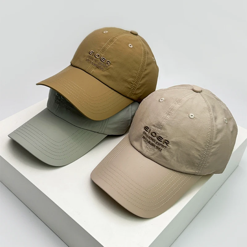 

New Men Woman Quick Drying Outdoor Sports Letter Embroidery Baseball Hats ins Sunshade Breathable Snapback Cap Versatile Fashion