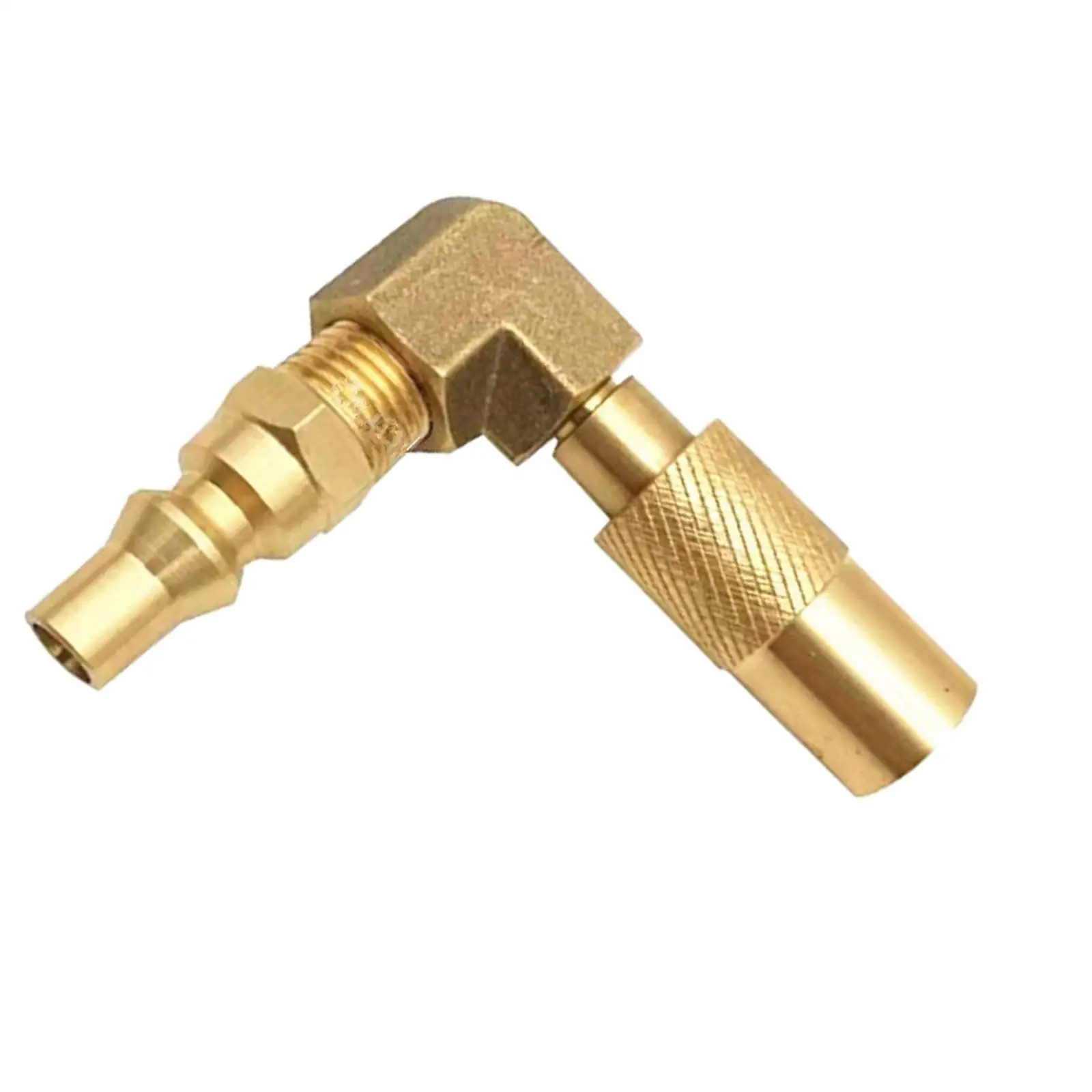 Low Pressure 1/4 inch RV Quick Connect Adapter Fitting with Elbow Stable Connector for Tabletop RV Holder Accessories