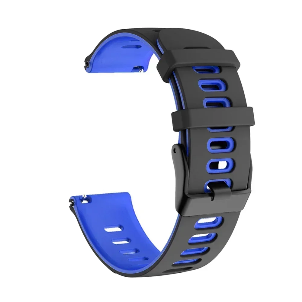 Two-Tone Silicone Strap for Smartwatches - Stylish and Versatile Watch Band Bracelet