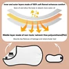 OPOVE Castor Oil Waist Pack Wrap With Neck Wrap Reusable Prevent Oil Leaking Organic Cotton Flannel Pack Wrap For Liver Detox 4