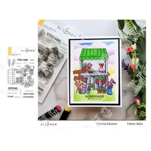 

2022 New Grown with Love Houses Silicone Stamps Reusable Handmade Diy Embossing Make Scrapbooking Photo Album Crafts Decoration