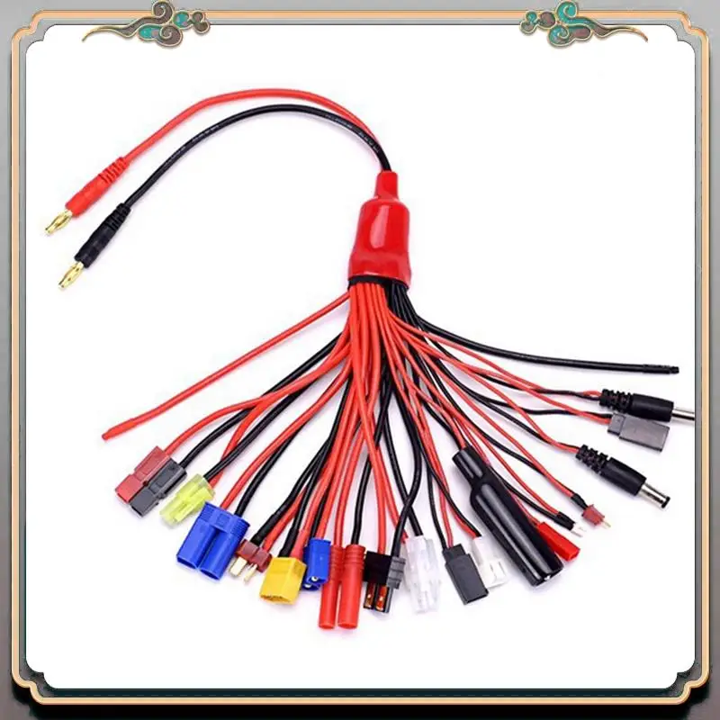19 In1 RC Lipo Battery Charger Splitter Cable Adapter 4Mm Banana Plug To For Traxxas JST FUTABA XT60 EC3 EC5 Mcpx TAMIYA Durable