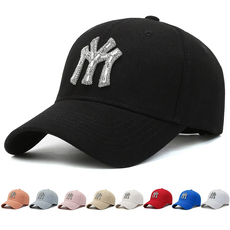 MY Luxury Diamond Damen-Baseballmütze, geeignet für alle Jahreszeiten, Outdoor-Sportkappe, Herrenmode-Trend, lässige Entenzungenhüte