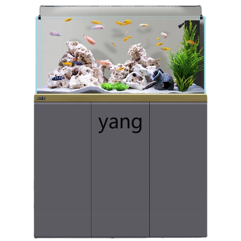 

LMM Living Room Landscape New Super White Ecological Water Plant Landscape Large Medium Glass