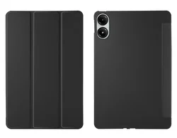 Tri - Fold Magnetic Stand Tablet Cover with Auto Sleep/Wake, 12.1'' TPU Case for XM POCO Pad M1 12.1 (Black)