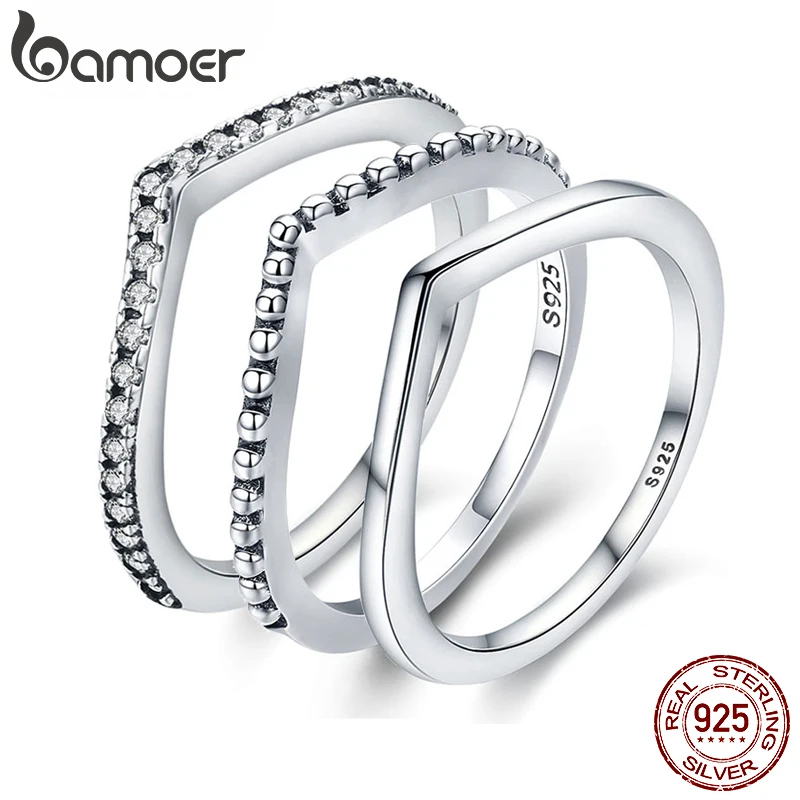 925 Sterling Silver Water Droplet Clear CZ Finger Rings for Women Wedding Engagement Jewelry Girlfriend Gift PA7649