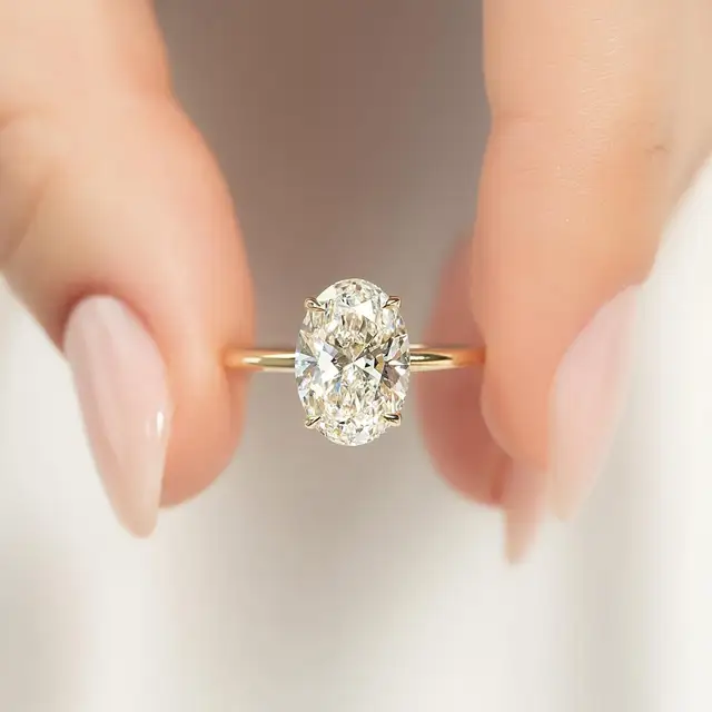 925 Sterling Silver Zircon Engagement & Wedding Band for Women – Eternity Promise Ring