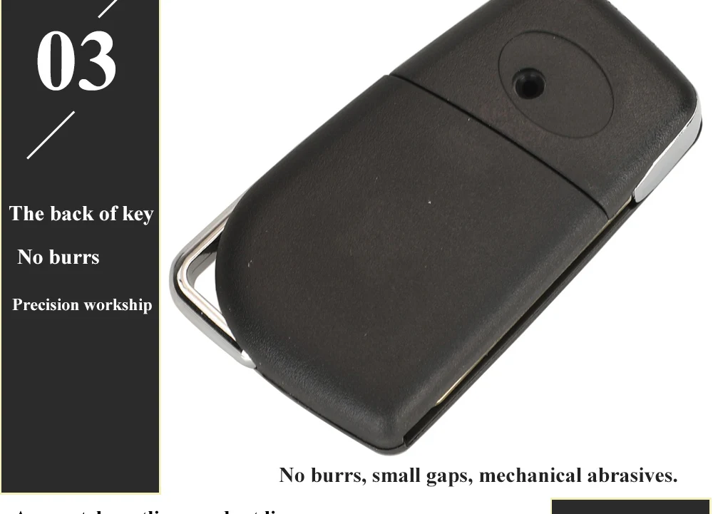 Keyforkess per Toyota Camry RAV4 Auris 2015 telecomando portachiavi 12BFE-01 modello 433 Mhz H (8A) Chip 3 pulsanti chiave auto - Sd4e2e5fc97f642ceb3e3b8da5e769ca3C