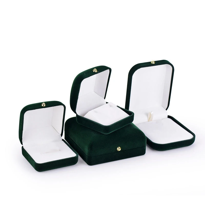 Flannelette Jewelry Box Ring Box Necklace Box Earrings Bracelet Packing Box