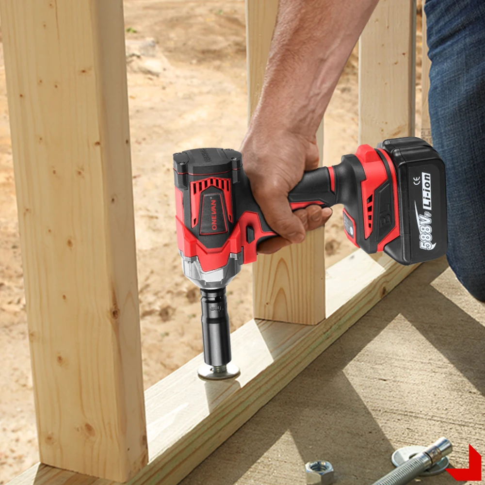 Bočni prikaz električnog udarnog ključa