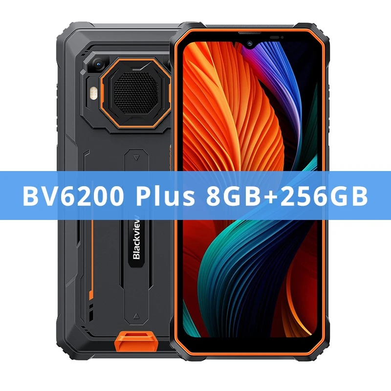 1品限り❤️Blackview BV6200Plus タフネススマホ6.56インチ Blackview BV6200 Plus 8+256GB Loud Speaker 11000mAh Rugged
