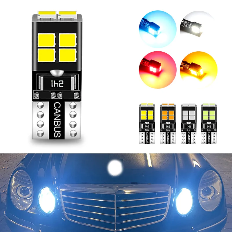 2 Pz T10 W5W Led Lampadina Canbus 194 168 Nessun Errore 30Smd 3014 Bianco Blu Rosso Giallo Led Interni Lettura Luce Di Parcheggio Mappa Luce A Cupola