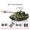 HENG LONG 1/16 7.0 Upgraded King Tiger RC Tank 3888A 360° Turret Barrel Recoil Remote Control Car For Outdoor Gifts TH17526 1
