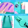 Unicorn Backpack with Lunch Box for Girls ,3pcs Toddler Sequin Preschool Bookbag ,Cute Kindergarten School Bag 4