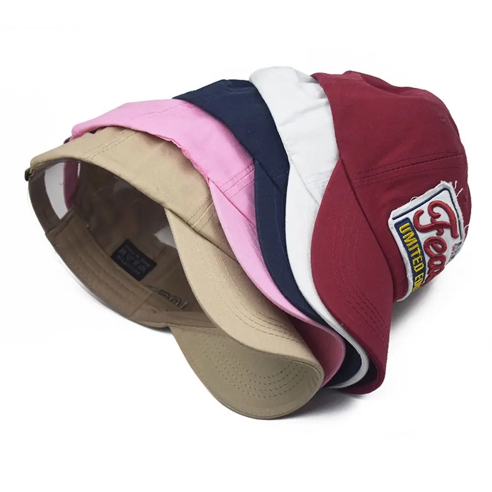 

Cotton Climbing Hats Letter Casual Sun Hats Curved Brim Men Fishing Caps Summer Sunscrean Hats Women Baseball Caps Embroidery
