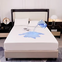 Kuup Safe Waterproof Mattress Protector, Soft Comfortable Breathable Solid Color Bedding Mattress Cover Fitted, No Pillowcases 1