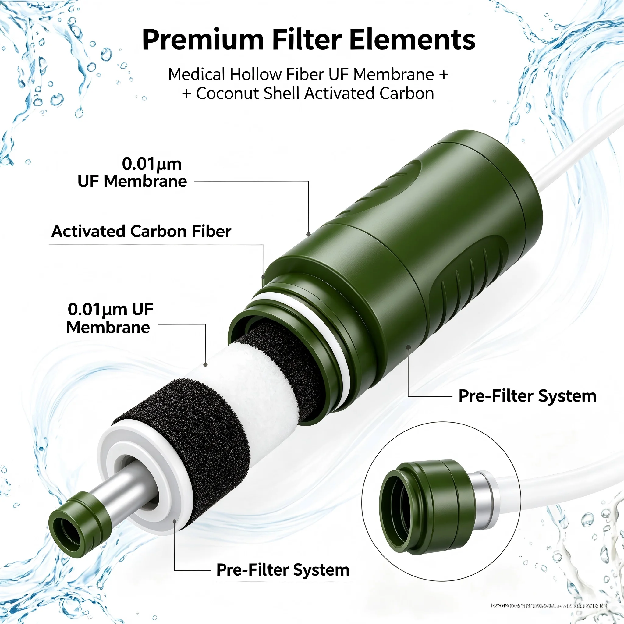 slider image of Portable Water Purifier Outdoor