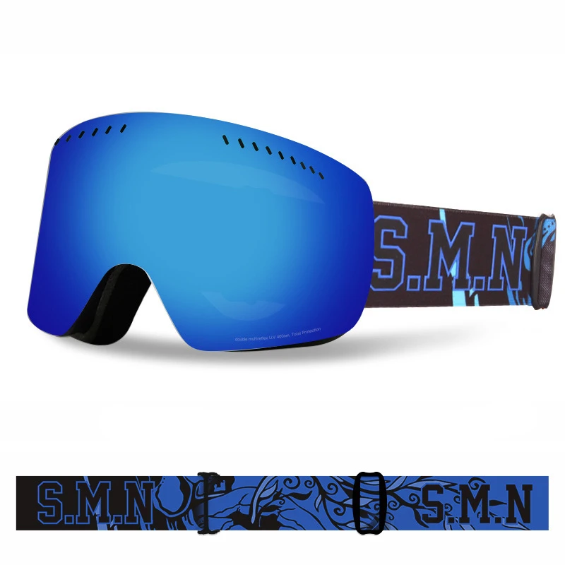 

Ski Glasses Double Layer Anti Fog Windproof Snow Goggles Snowmobile Motor Bicycle Snowboard Eyewear Outdoor Sport Ski Glass