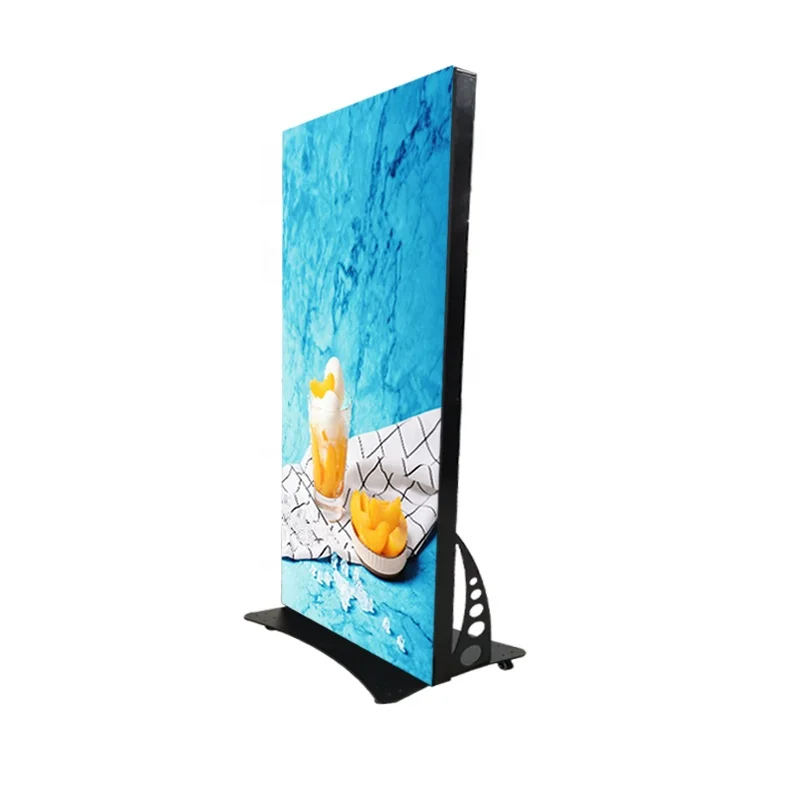 

Indoor P2.5 Led Poster Screen Floor Standing 640*1920mm Portable Digital Display High Resolution Advertising