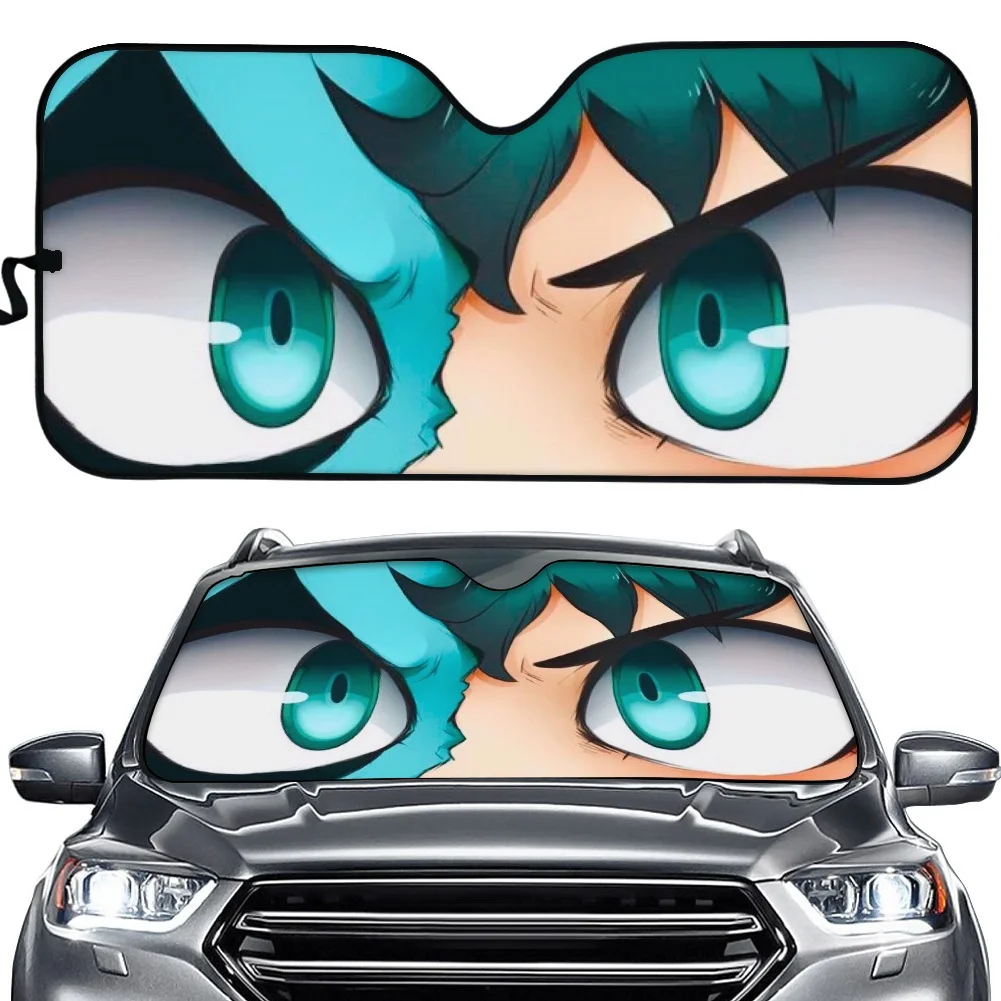 

My Hero Academia Eyes Car Windshield Covers Anti UV Protector Cars Screen Sun Visor for Car Front Window Sunshade Cover Car