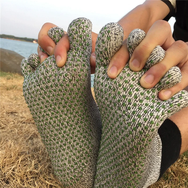 5 Toe Cut Resistant Socks Comfortable Anti-Slip Yoga Socks Hiking Running Climbing barefoot Outdoor Sportswear Accessories