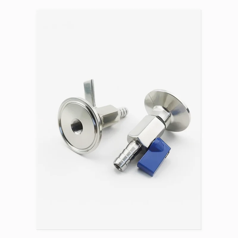 Tri-clamp Vinho Tomada Válvula Adaptador Homebrew Drenagem Flange Mangueira Barb 720 mm od 25.4 ou 50.5 mm Aço Inoxidável 304