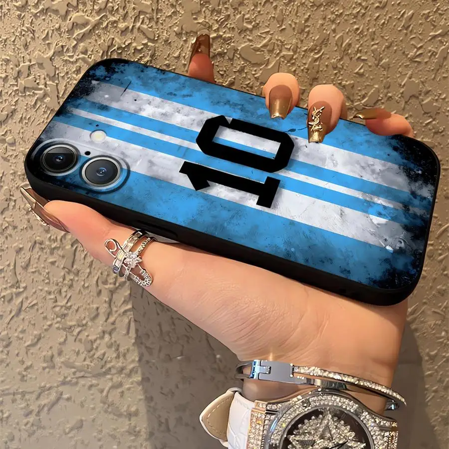 Cool Football Number Soft Back Phone Case Cover