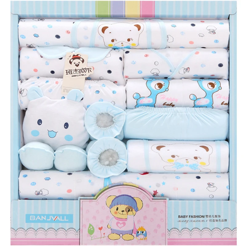 18-Piece Newborn Cotton Baby Set 1