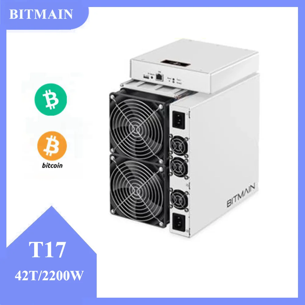 

Б/у, бесплатная доставка, бывший в употреблении крипто-Майнер ASIC Antminer T17 42T Antminer T17e 52T Antminer T17E 64T Asic, Майнер биткоинов