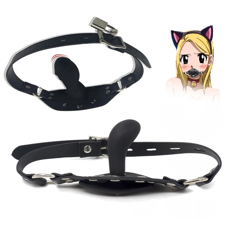 Inflatable Mouth Gag Saliva Plug For Couples Adult Training Aid_voghion.com