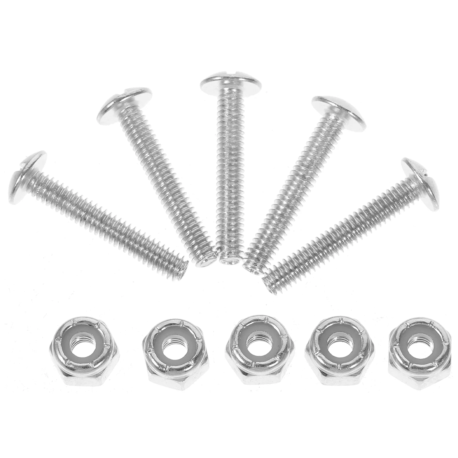 

12 Pcs Table Football Screws Gaming Desk Fixing for Foosball Major Bolts Galvanized Iron Replacement Parts Metal Fastener