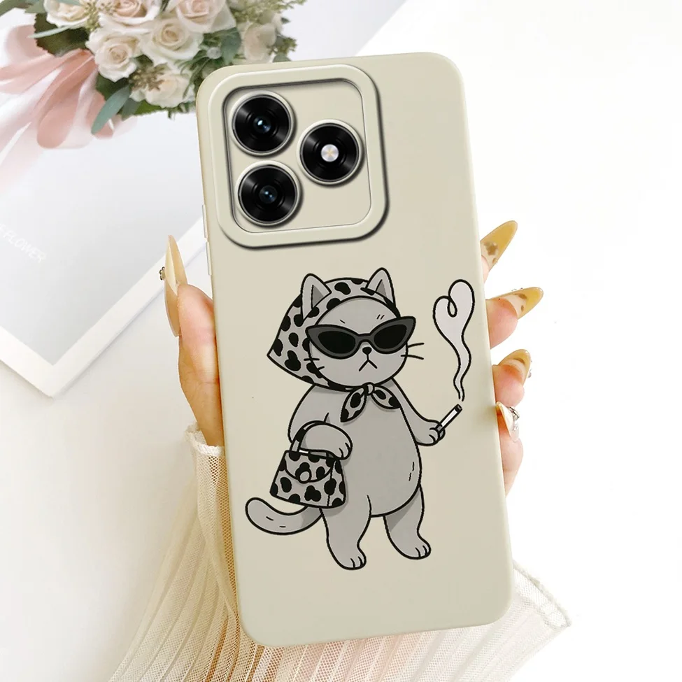Cute Kawaii Luxury Fashion Painted Silicone Phone Case Cover