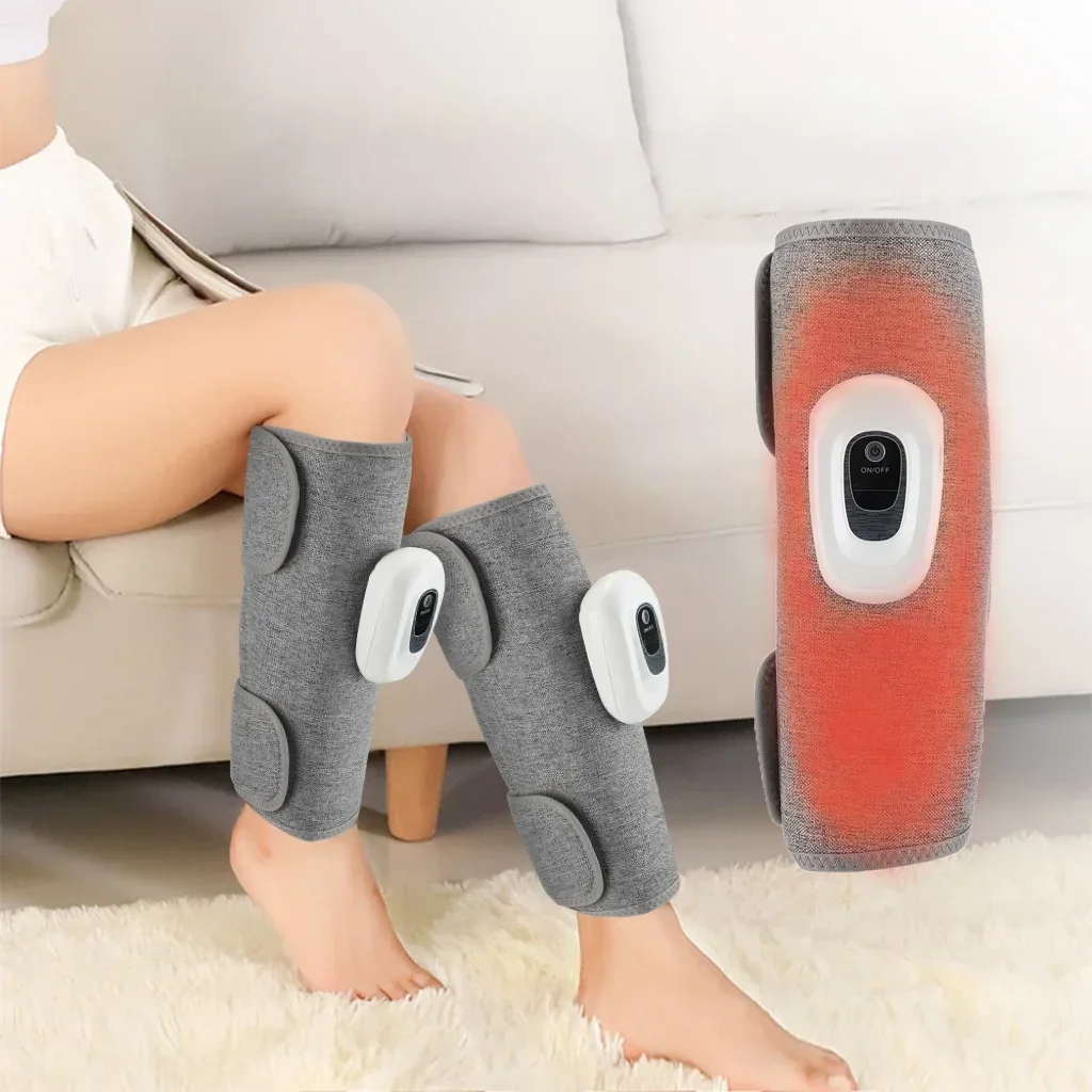 Electric Airbag Leg Massager Calf Air Pressure Massager 3 Modes 360° Wrapping Massage Relax Leg Muscle Blood Circulation