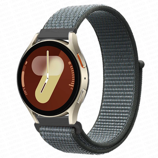 Versatile Nylon Loop Bracelet for Smartwatches - 22mm/20mm Band