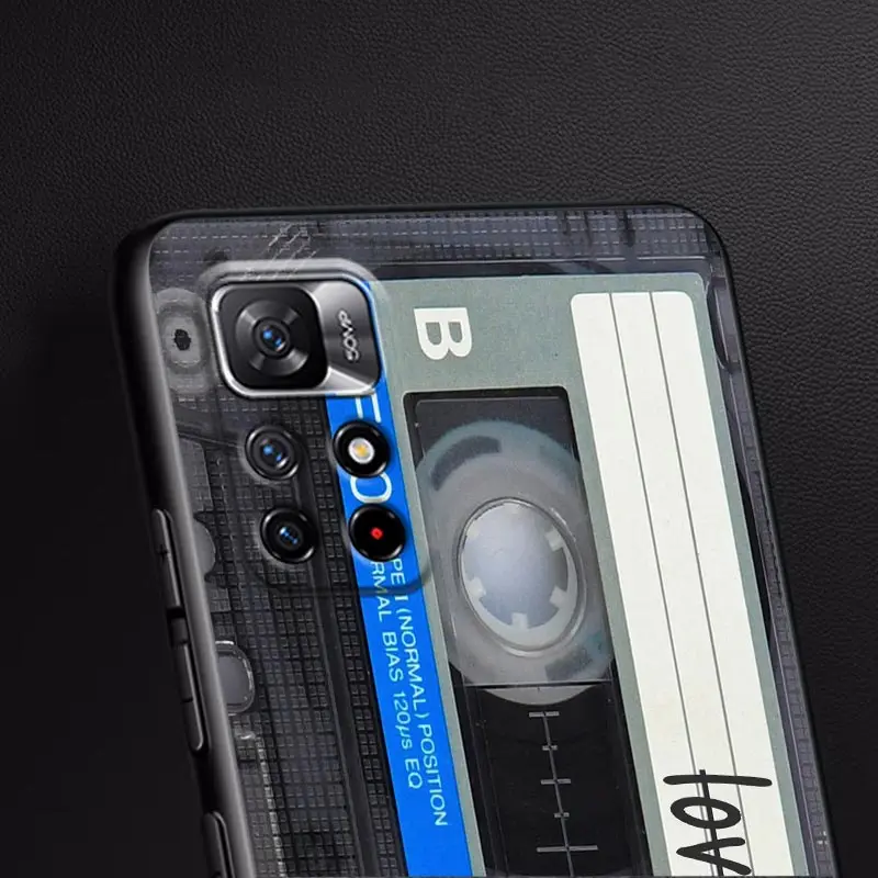 Vintage Cassette Tape Design Soft Phone Cover