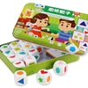 Kids Shape Dice Board Game Montessori Toys Geometric Matching Cards Memory Games Brain Thinking Social Sensory Educational Toys 1
