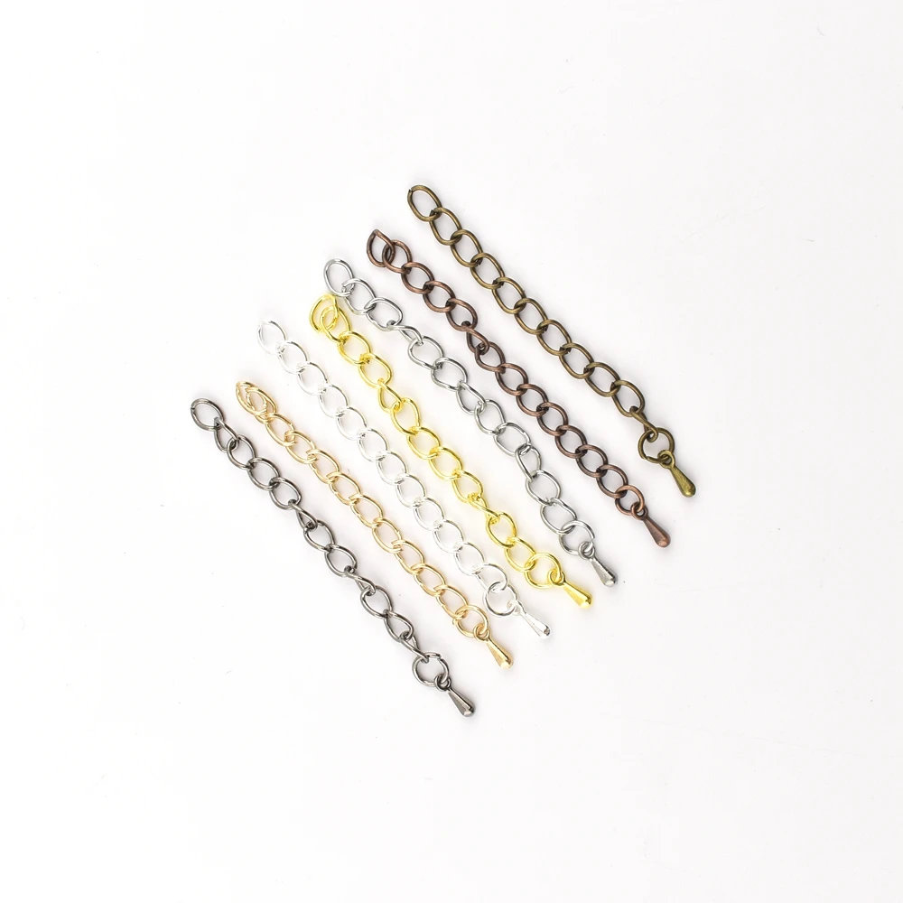 20-Piece Set: Water Drop Charms Extension Chains