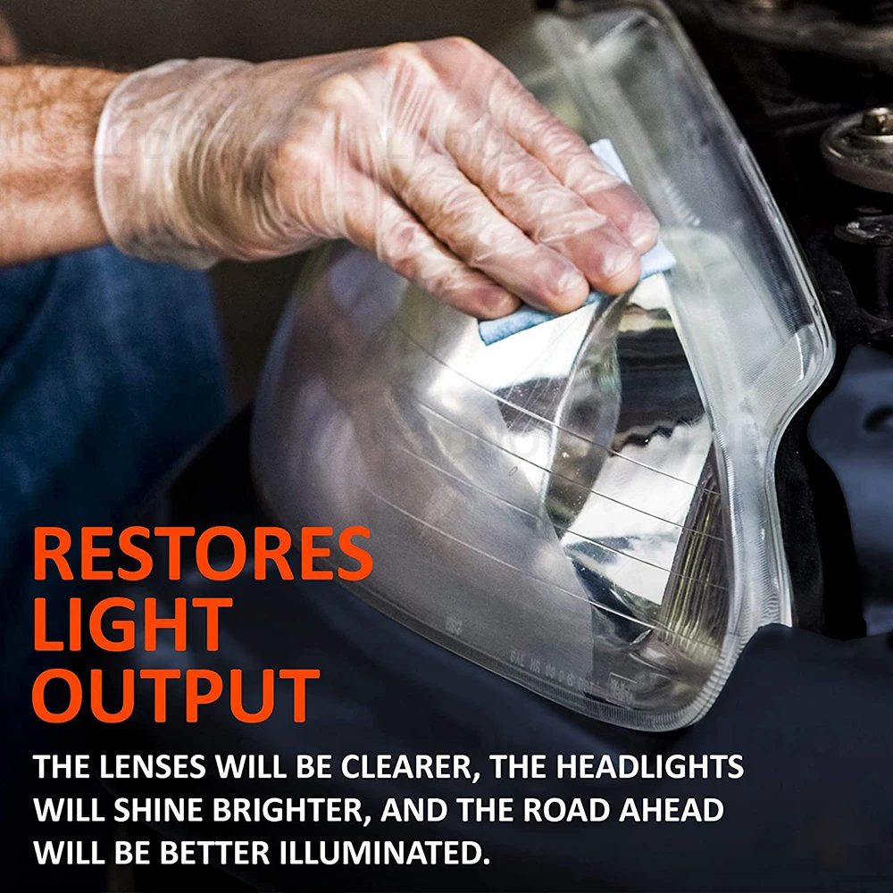 Car Polishing Kit Car Headlight Restoration Polishing Kits Polishing Paste Chemical Brightener Headlamp Repair Light Lens Polisher Refurbish Tool