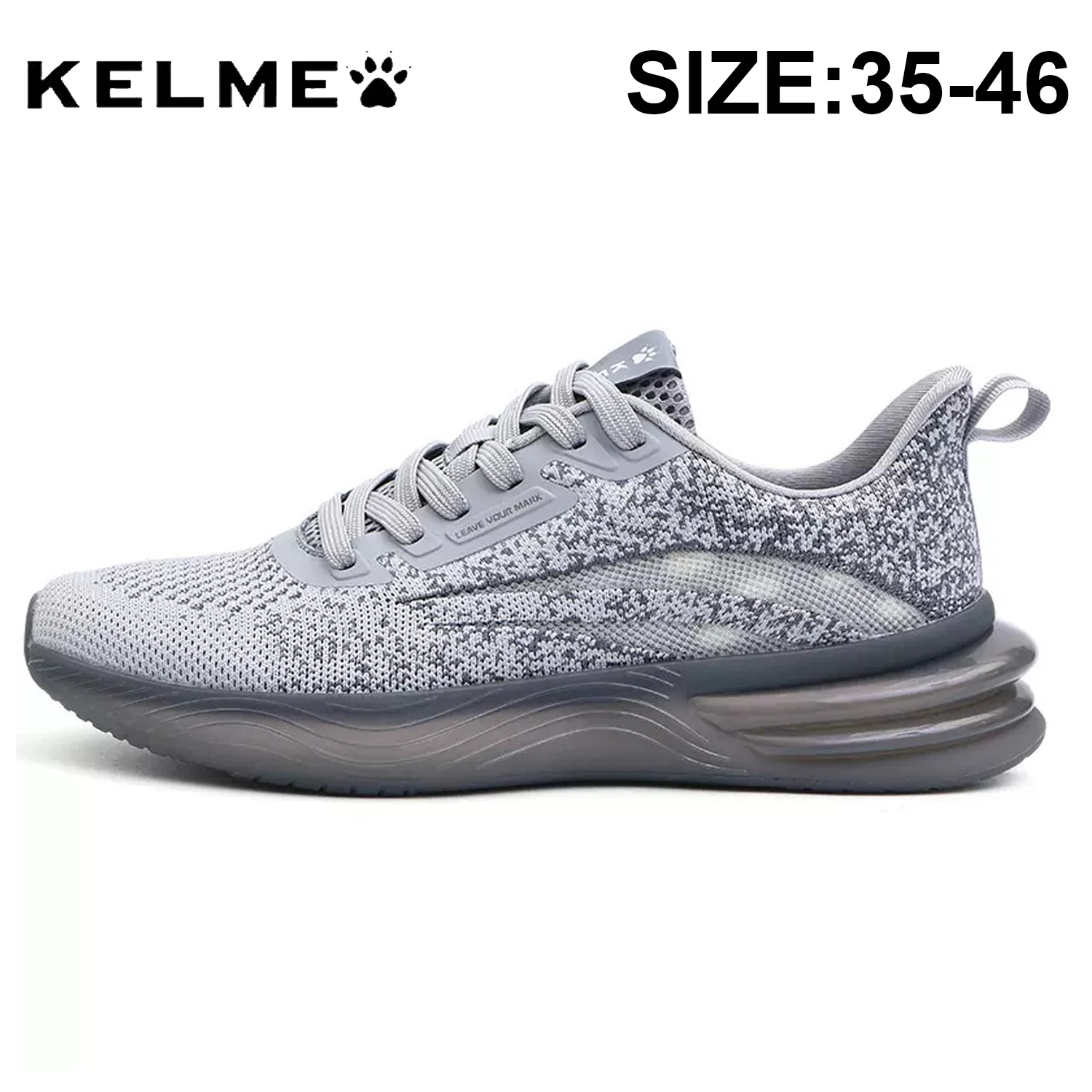 

KELME Male Sneakers High Elastic Men's Running Shoes Breathable Women Luxury Jogging Sneakers Couple Casual Running Sneakers