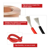Câble solaire PV 8/10/12/14/16AWG fil de cuivre étamé fil PV pour voiture extérieure RV bateau Marine maison panneau solaire utilisation 10/6/4/2.5/1.5mm2 5